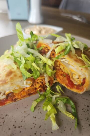 Naughty Nduja Breakfast Burrito